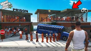 GTA 5  Franklin Made Biggest Jail On His House In Gta 5 [upl. by Aisereht]