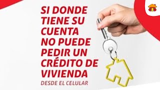 Si no puede pedir un Crédito de Vivienda desde el celular pásese  Banco Davivienda [upl. by Eatnoid753]