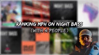 Ranking MPH on Night Bass with 4 people [upl. by Ahseinar496]