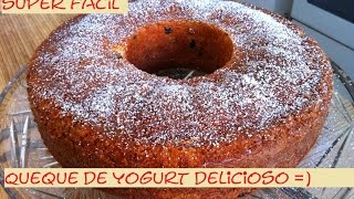 Bizcocho de Yogurt  Receta super facil y deliciosa [upl. by Atteras]