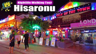 Hisaronu Nightlife Turkey  4K Walking Tour  June 2024 [upl. by Honora]