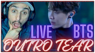 BTS  OUTRO TEAR LIVE PERFORMANCE ENGLISH SUBBED EVFAMILYS REACTION [upl. by Ahron]