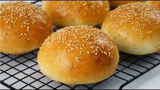 No Knead Potato Burger Buns  Soft And Fluffy [upl. by Dorrie]