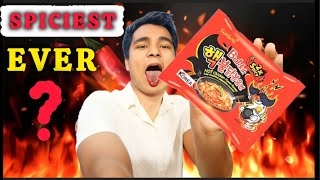 I tried these viral spiciest noodles [upl. by Anoiuq408]