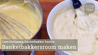 Banketbakkersroom maken met Cees Holtkamp [upl. by Aivlis]