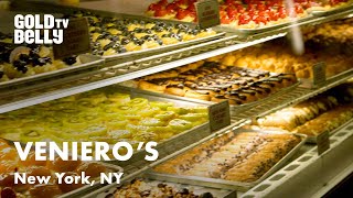 Watch How Venieros Italian Pastry Shops Cannolis Cheesecakes and More Are Made [upl. by Nurse]