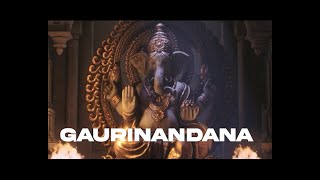 GAURINANDANA Official Lyrical Video  Sagar Mhatre  Vinay Patil  New Ganpati Devotional Song [upl. by Alinoel790]