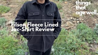 Filson Fleece Lined JacShirt Review [upl. by Marin]