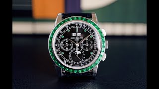 Patek Philippe 597113P010 Perpetual Calendar Chronograph  Green Emerald patekphilippe watches [upl. by Cassandra]