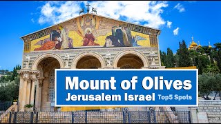 MONTE DAS OLIVEIRAS  MOUNT OF OLIVES TOP5 ISRAEL JERUSALEM [upl. by Maximilien]