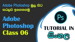 Photoshop Basic class 06  Tutorial in Sinhala [upl. by Omolhs]