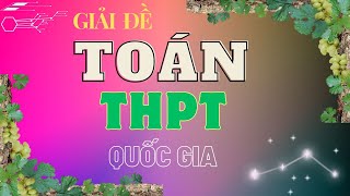 TOÁN 12 GIẢI ĐỀ THI THPT QUỐC GIA [upl. by Bottali]