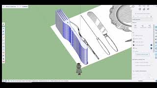 SketchupHacer Plato y cubiertos 03Tenedor [upl. by Armyn]