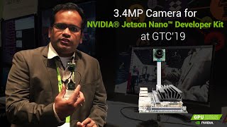 Demo  34 MP Camera for NVIDIA® Jetson NANO™ Development Kit  GTC19  econ Systems [upl. by Ellerret986]