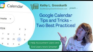 Google Calendar Tips and Tricks  Two Best Practices [upl. by Aiclid]