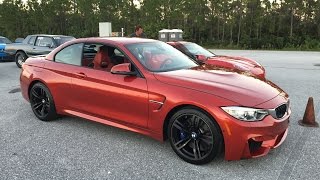 2015 BMW M4 Convertible 14 Mile Drag Racing runs 126  1154 MPH [upl. by Ilyah]