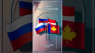 World top 3 biggest countries t3t top3 ytshorts [upl. by Oilime]