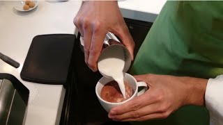 Die Perfektion der heißen Schokolade Tutorial of Hot Chocolate [upl. by Golter]