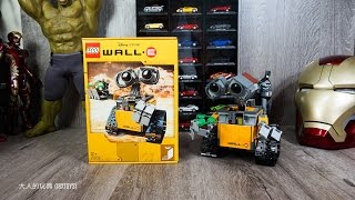 樂高 LEGO 瓦力改遙控 WallE 21303  RC Motorized WallE r [upl. by Padraig259]