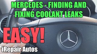 Fixing Mercedes Coolant Leaks [upl. by Ahsitel]