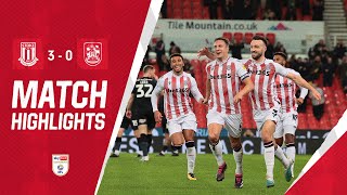 Three Goals Three Points 😃  Stoke City 30 Huddersfield Town  Highlights [upl. by Akessej]