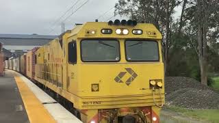 Aurizon 2831 Passing Carseldine Train Station Platform 1 [upl. by Graves]