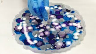 Glitter and Alcohol Ink Resin Bowl [upl. by Eulalia]