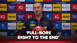 Goodwin lamenting too many close loses  Melbourne Press Conference  Fox Footy [upl. by Colet]