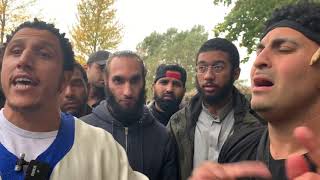 TALK GETS HEATED WITH MO DEEN amp SHAMSI SHAMSI WANTS ANSWERS YOU ARE WAHABI speakers corner 22919 [upl. by Leavy]