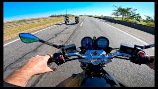 COMET GTR 650 vs BANDIT 650N vs MT07 [upl. by Harmonie582]