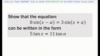 Trigonometry Proofs  Trigonometry  ALevel Maths [upl. by Ody184]