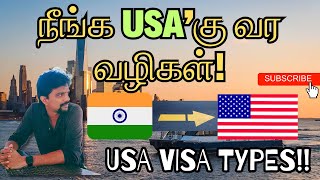 America இந்தியர்களுக்கு தரும் வேலை வாய்ப்புக்கான Visa எப்படி வாங்குவது  Usa Visa Types  Usa Tamil [upl. by Lidda]