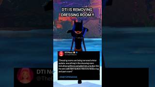 DRESSING ROOM IS REMOVED from Dress To Impress 🚨😱  Winter Update  dresstoimpress roblox dti [upl. by Yanehc]