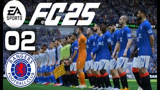 FIRST GAME AT IBROX EA SPORTS FC 25  RANGERS CAREER MODE  EPISODE 2 [upl. by Encratia]