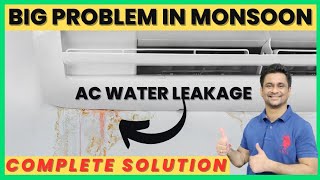 How To Fix Water Leakage in Split AC  Water Dropping Problem in Split AC Complete Solution [upl. by Leverick]