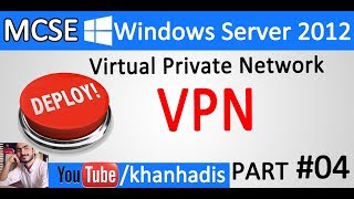 MCSE Server 2012 in UrduHindi Configuring VPN Part 04 [upl. by Akoek]