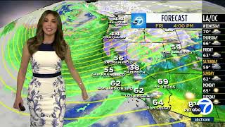 Cold system will bring rain to Southern California Heres when [upl. by Ahseal]