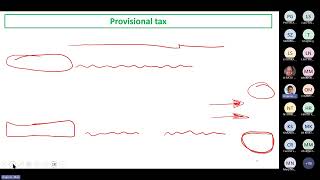 TAX2601 FASSET Online Teams class 20240821 Provisional tax [upl. by Drucie]