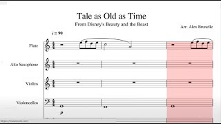 Tale as Old as Time violin cover from Disneys Beauty and the Beast [upl. by Uella]