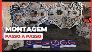 Como montar motor titan 150 passo a passo com comando preparado [upl. by Iinden]