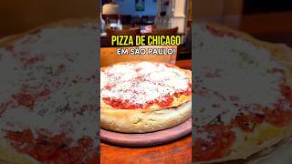 PIZZA DE CHICAGO EM SP • Stuffed pizza pizza estufada na Paradiso 747 pizzaria pizzalover [upl. by Noinatrad]