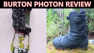 Burton Photon Snowboard Boot Review [upl. by Kerril]