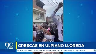 En disturbios terminó la verbena de año nuevo en Ulpiano Lloreda [upl. by Chen]