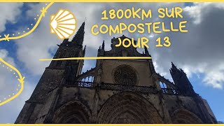 1800km sur compostelle jour 13 Pondaurat Bernosbeaulac 28km voiedevezelay [upl. by Gaut213]