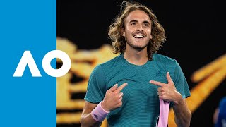 Stefanos Tsitsipas vs Roger Federer  Australian Open 2019 R4 Highlights [upl. by Sleinad]