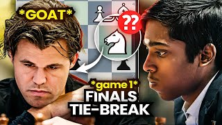 Magnus is called GOD of ENDGAME for a Reason  Pragg vs Carlsen  World Cup 2023 Finals [upl. by Neeham]