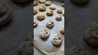 Puff pastry recipe ideas sweet  Cinnamon sugar palmiers  Simple puff pastry desserts [upl. by Babcock]