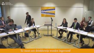 DEBAT  NK Debatteren havovwo  Invoeren drinkbewijs 2017 [upl. by Spieler]