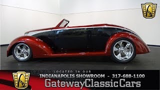 1937 Ford Roadster  Indianapolis  Showroom  Stock 940 [upl. by Aisorbma219]