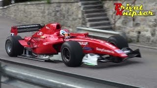 Dallara GP2 David HAUSER  St Ursanne Les Rangiers 2013  Amazing Sound High Speed Hillclimb [upl. by Wack]